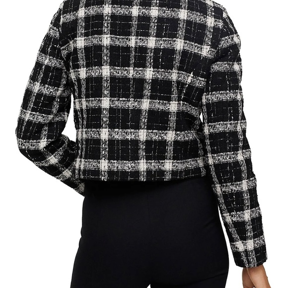 Mango  Check Tweed Jacket in XL - Picture 12 of 14